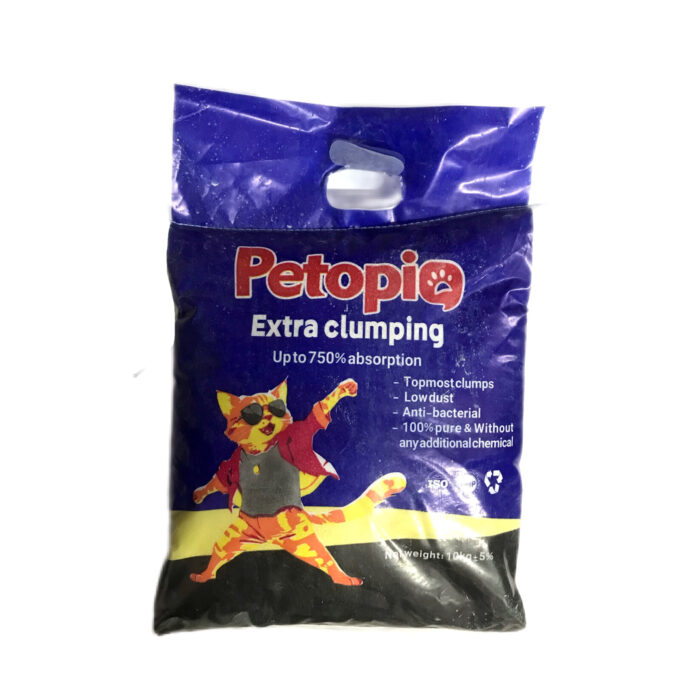 خاک گربه پتوپیا ساده 10kg petopia - Image 1