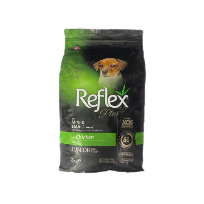 غذاي خشك Reflex plus mini &small(junior) breeds 3kg - Image 1