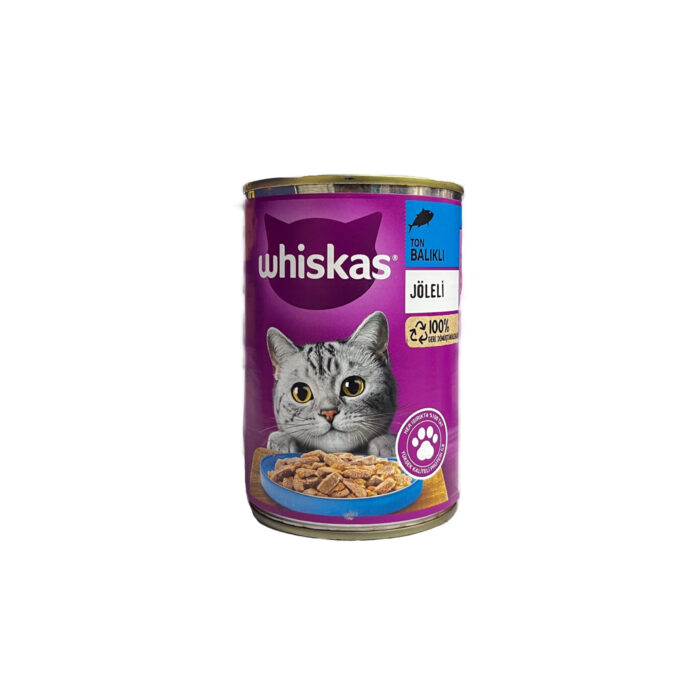 کنسرو ویسکاس با طعم ماهی تن در ژل whiskas - Image 1