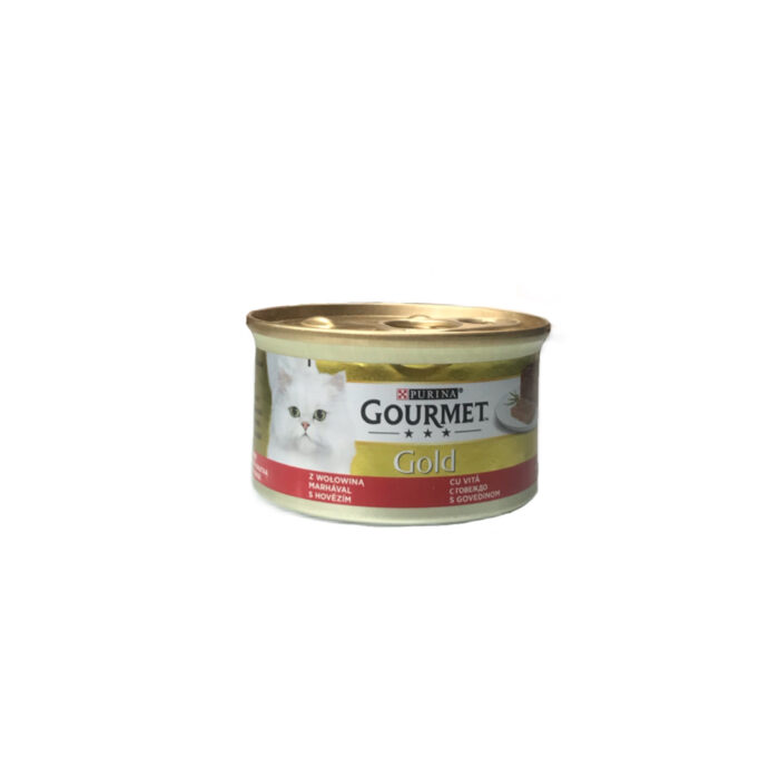 كنسرو گورمه گلد پته آلماني با طعم گوشت gourmet gold - Image 1