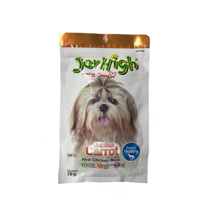 تشويقي سگ جرهاى با طعم مرغ و هويج jerhigh chicken carrot - Image 1