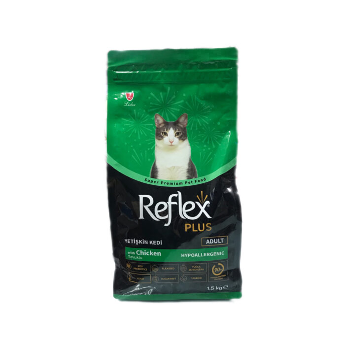 غذاي خشك رفلكس پلاس مرغ(طرح جديد)Reflex plus chicken 1,5kg - Image 1