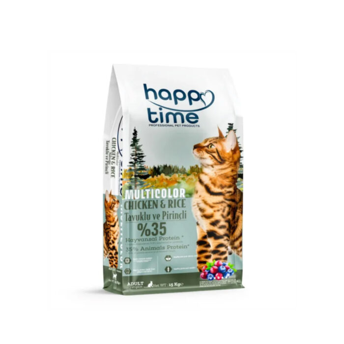 غذاي خشك هپی تایمHappy time adult(multicolor) 15kg - Image 1