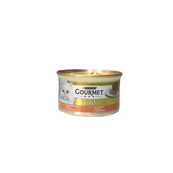 كنسرو گورمه گلد پته آلماني با طعم قلوه gourmet gold - Image 1