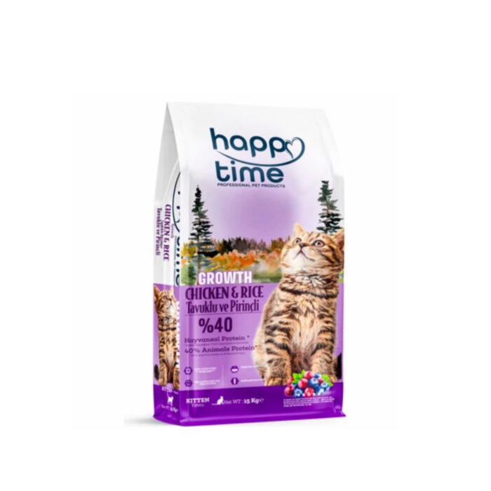 غذاي خشك هپی تایم کیتن Happy time kitten 15kg - Image 1