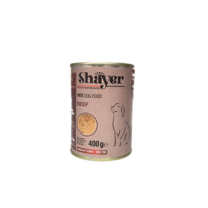 كنسرو غذاي سگ شاير پته با طعم گوشت (shayer(beef - Image 1