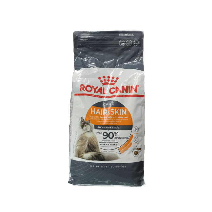 غذاي خشك رویال کنین هیر اند اسکین Royal canin hair&skin  2kg - Image 1