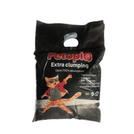 خاک گربه پتوپیا كربن 10kg petopia