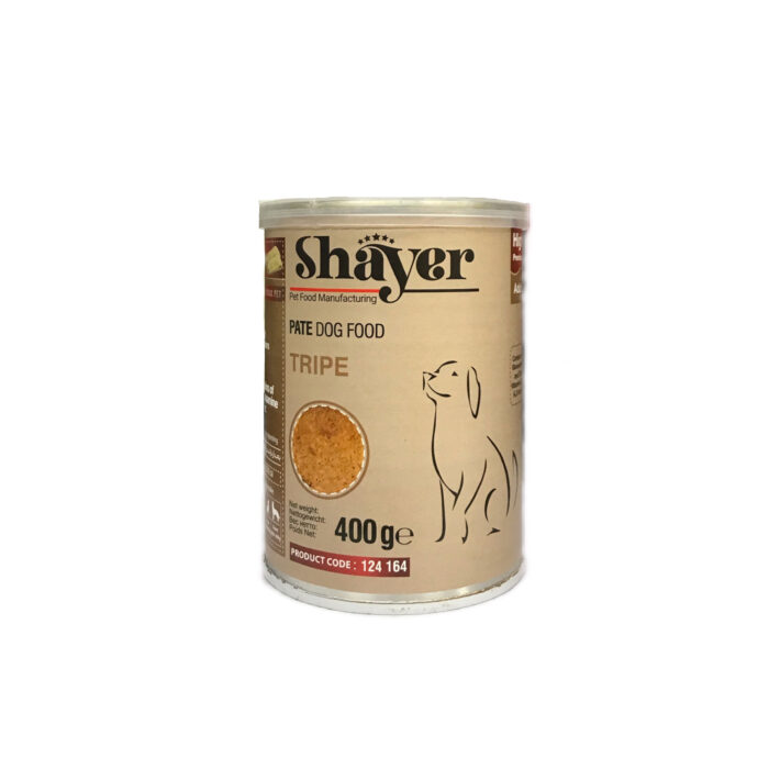 كنسرو غذاي سگ شاير پته با طعم سيرابي(shayer (tripe - Image 1