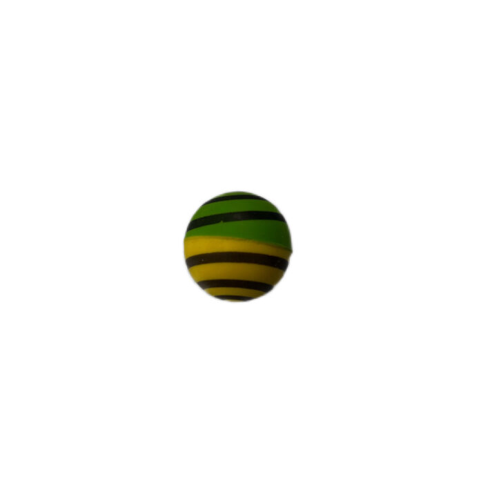 توپ شيطونك دو رنگ سبز و زرد - Image 1