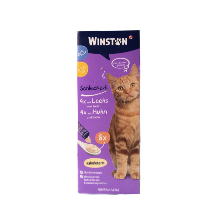 پك بستني گربه وينستون با طعم مرغ و ماهي winston - Image 1