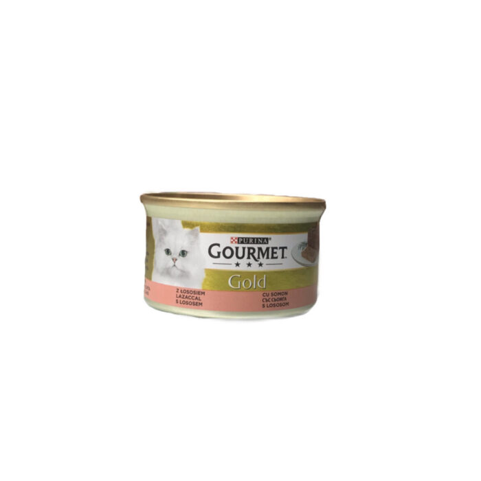 كنسرو گورمه گلد پته آلماني با طعم ماهي سالمون gourmet gold - Image 1