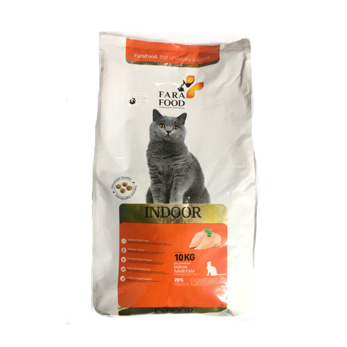 غذاي خشك فرافود بالغ 10kg farafood indoor adult - Image 1