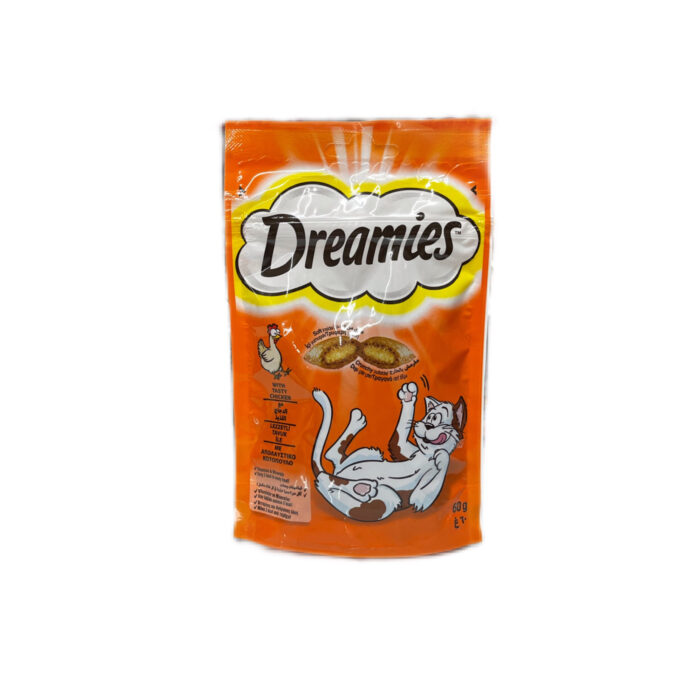 تشویقی گربه دریمیز با طعم مرغ Dreamies - Image 1