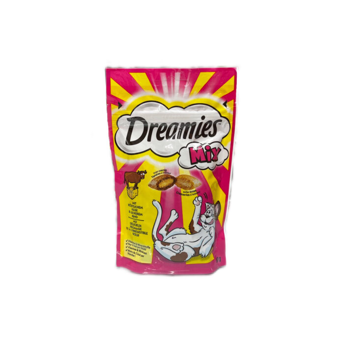 تشویقی گربه دریمیز با طعم گوشت و پنیر Dreamies - Image 1