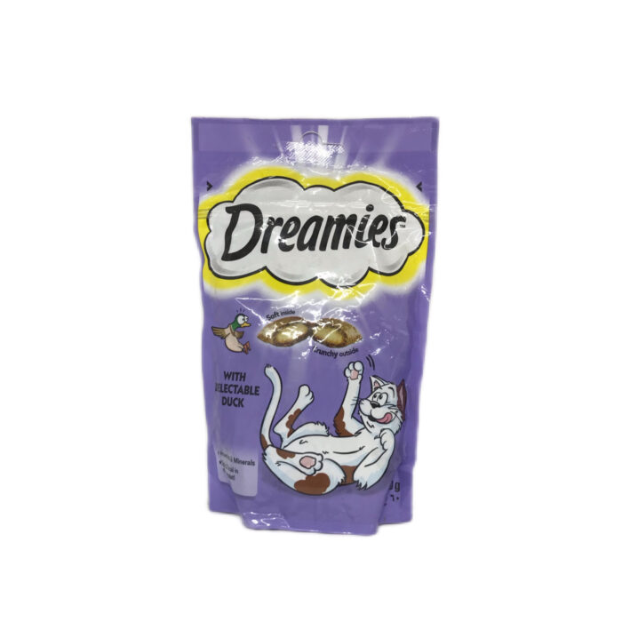 تشویقی گربه دریمیز با طعم گوشت اردک Dreamies - Image 1