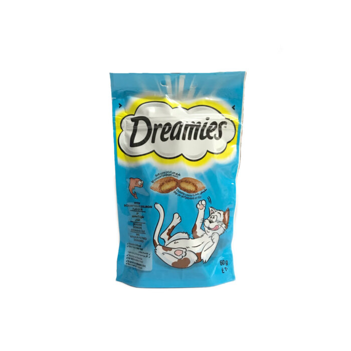 تشویقی گربه دریمیز با طعم ماهی سالمون Dreamies - Image 1