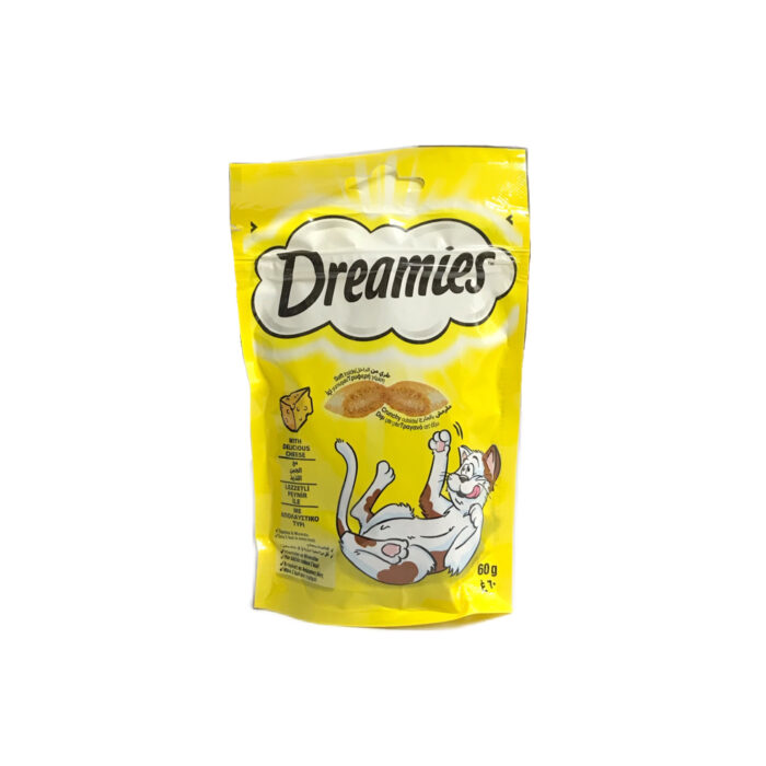تشویقی گربه دریمیز با طعم پنیر Dreamies - Image 1